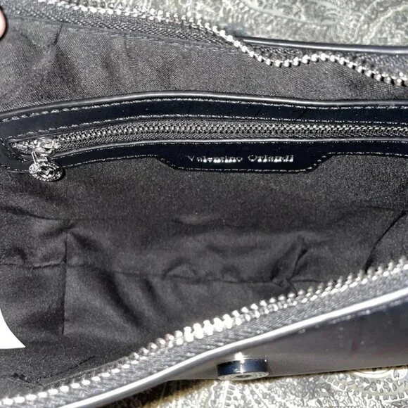 Valentino Orlandi Vegan Crescent Crossbody Bag - Picture 4 of 5